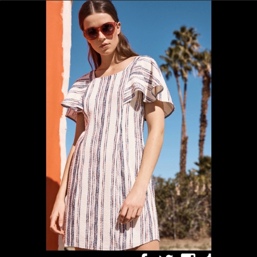 Anthropologie Akemi+Kim Jovanie Striped Dress size Small